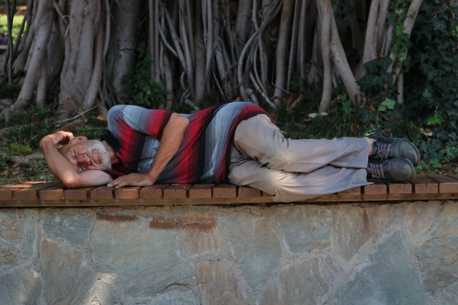 Termometreler 41 dereceyi gösterdi vatandaşlar parkta uyudu