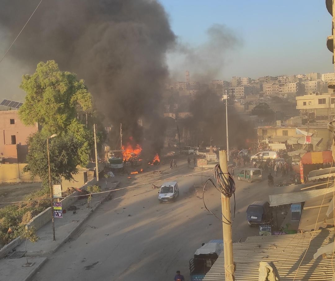 Afrin’de bomba yüklü araç patladı: 11 ölü, çok sayıda yaralı