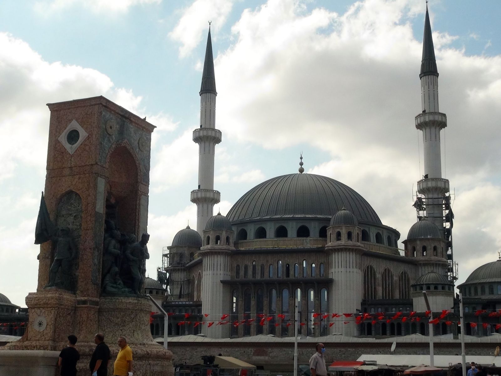 Taksim Camii’nin son hali görüntülendi Taksim Camii’nin son hali görüntülendi