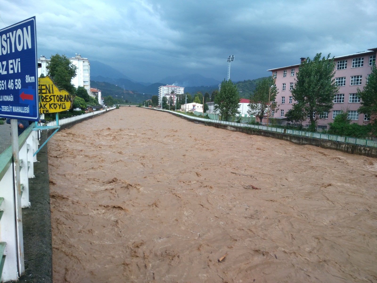 Şiddetli yağış Rize'de sel ve heyelana neden oldu