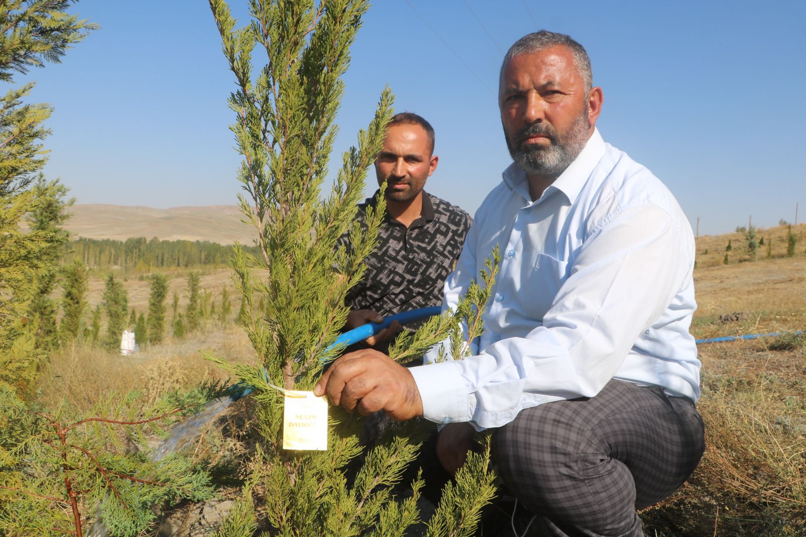 Ay yıldızlı ormanda her fidana bir şehidin ismi verildi