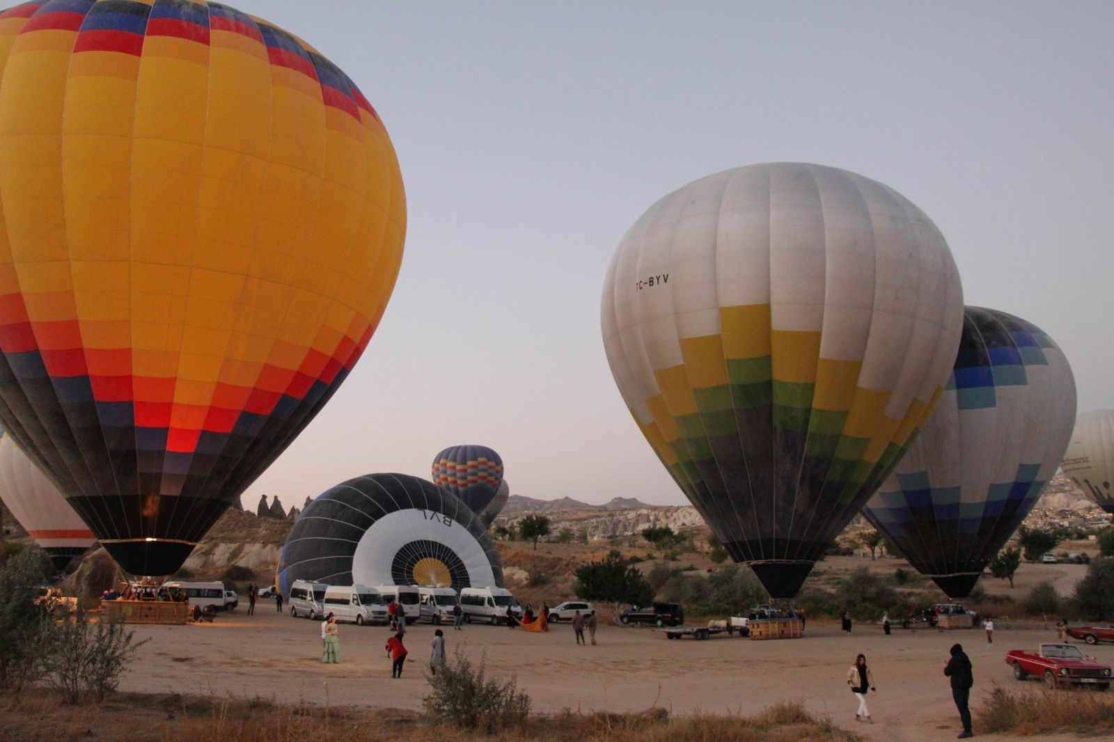 Yerli ve milli balonlar Kapadokya semalarında