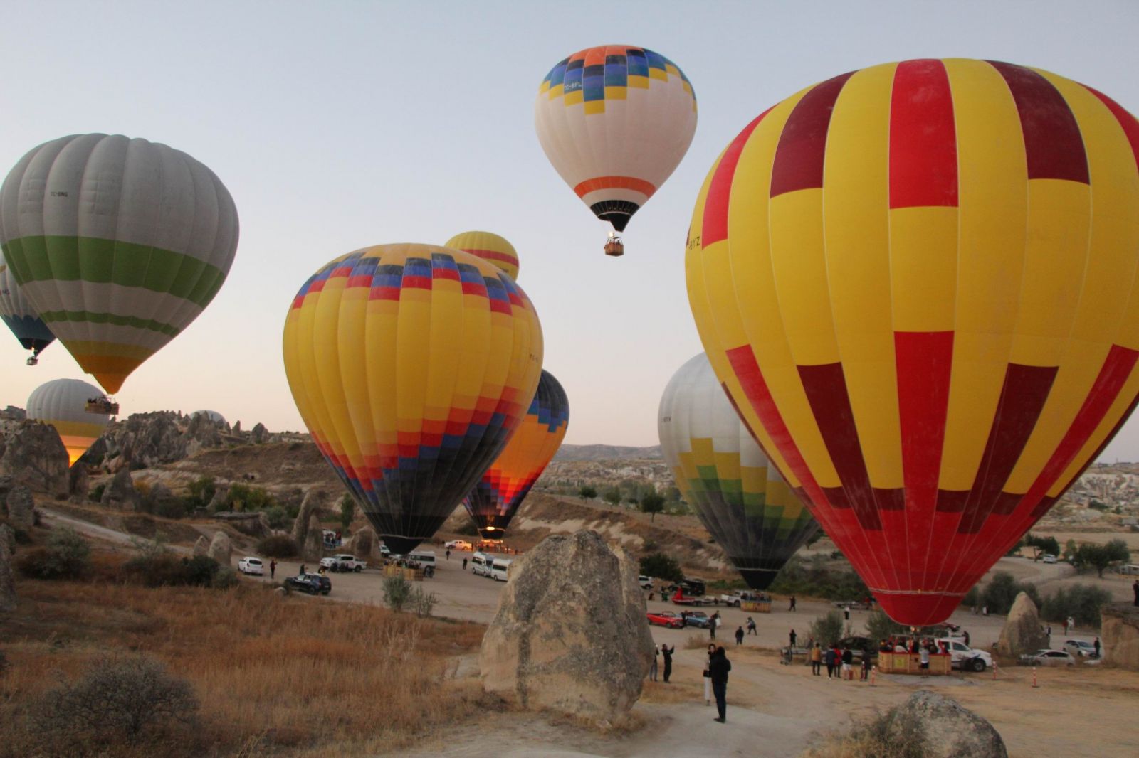 Yerli ve milli balonlar Kapadokya semalarında