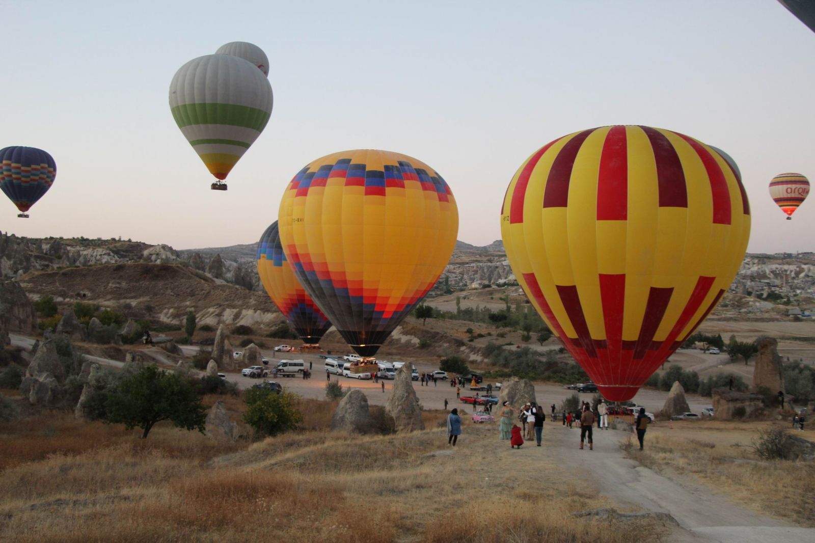 Yerli ve milli balonlar Kapadokya semalarında