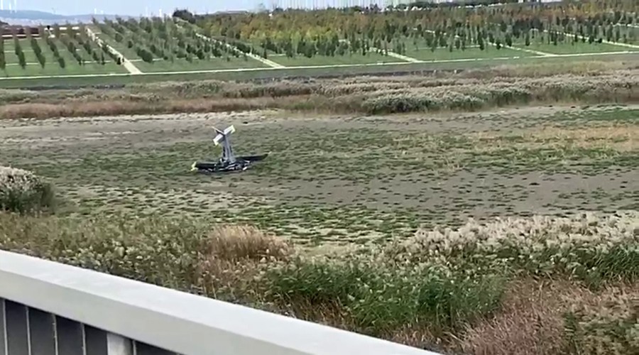 Hezarfen Havalimanı’ndan havalanan eğitim uçağı düştü