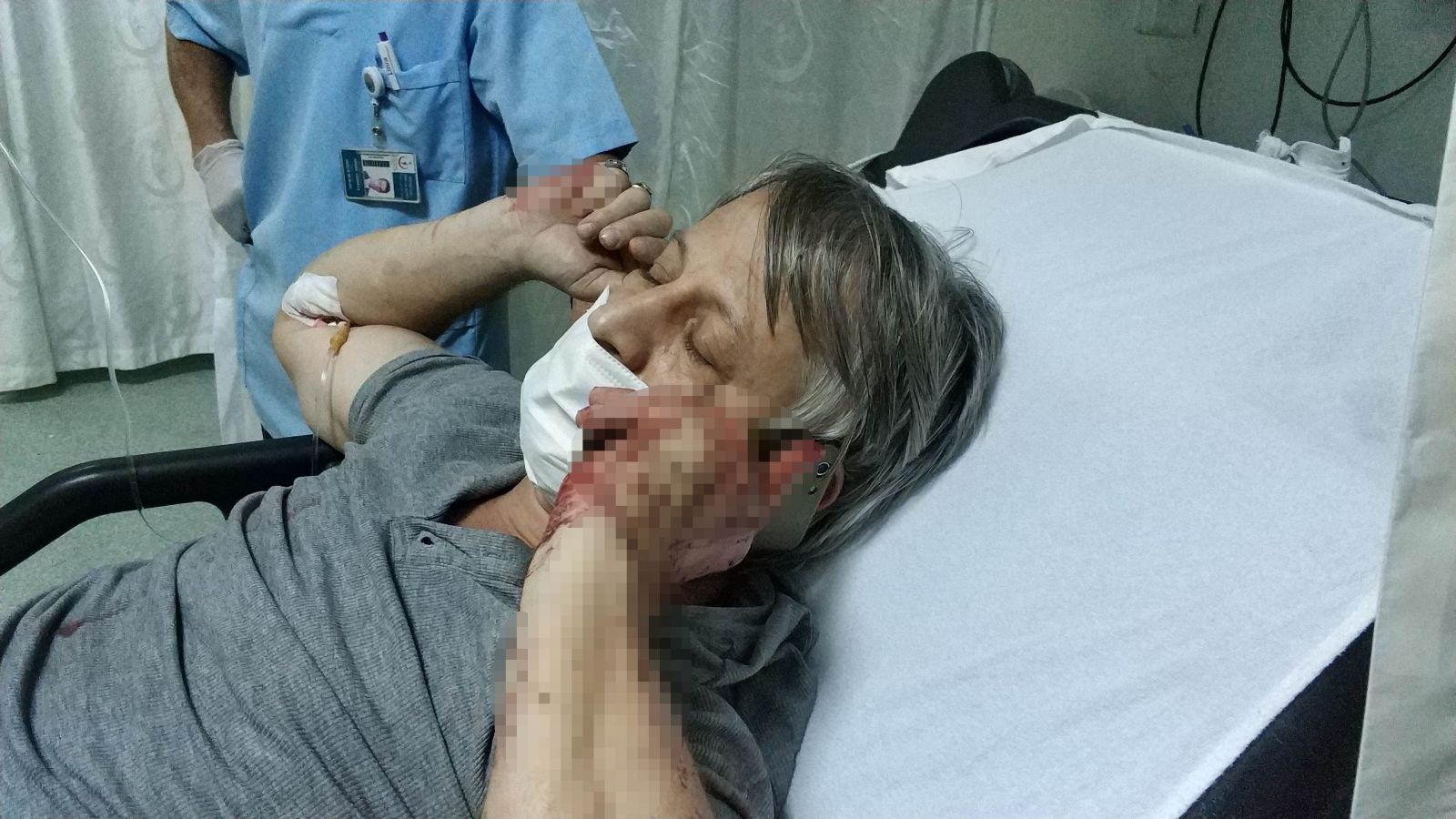 "Alo hanım, oğlum beni bıçakladı"