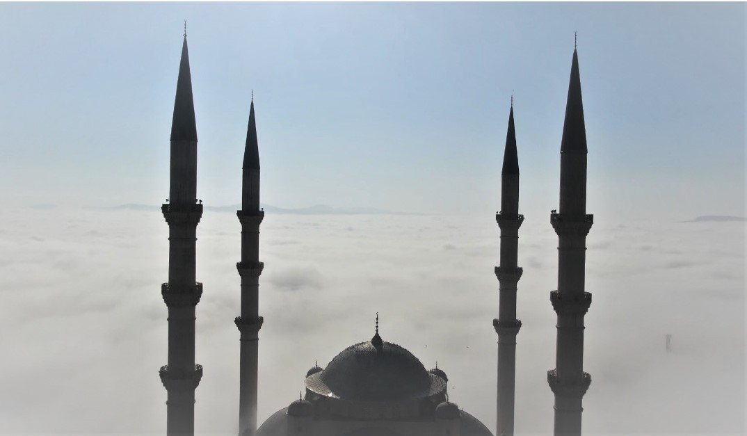 Sis altındaki Kahramanmaraş'tan kartpostallık görüntüler