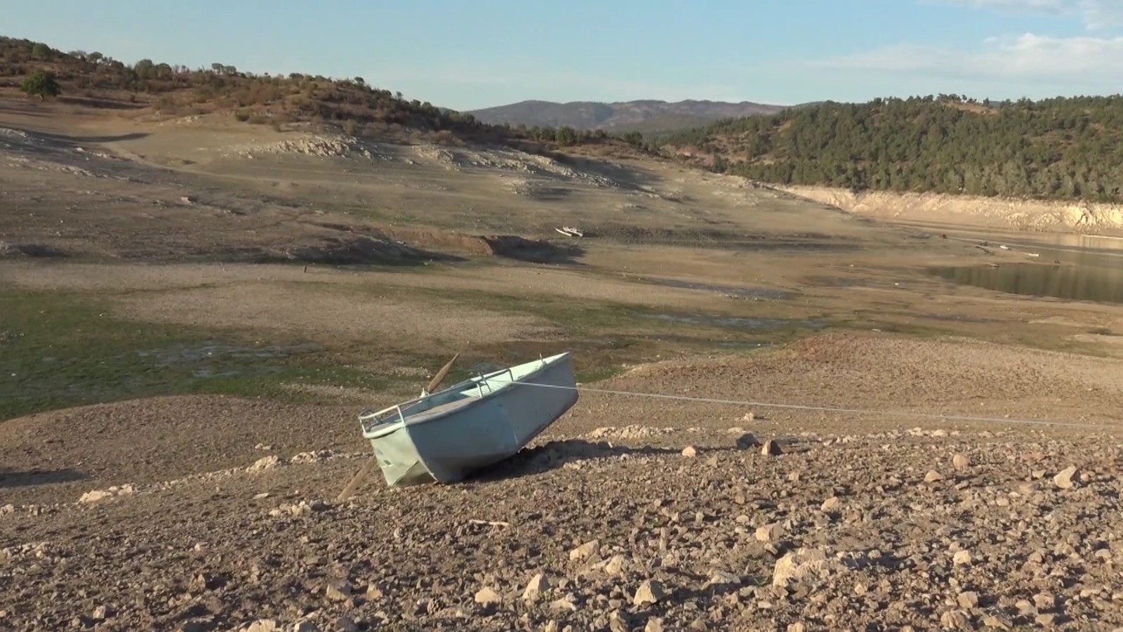 Balıkesir'deki Çayören Barajı kurudu