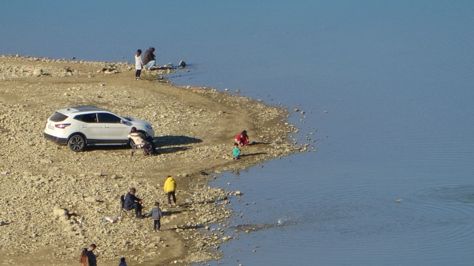Kozan Barajı'nda ürküten görüntü
