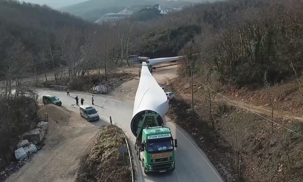 En uzun sevkiyat! Her biri 74 metre uzunluğunda ve 26 ton ağırlığında
