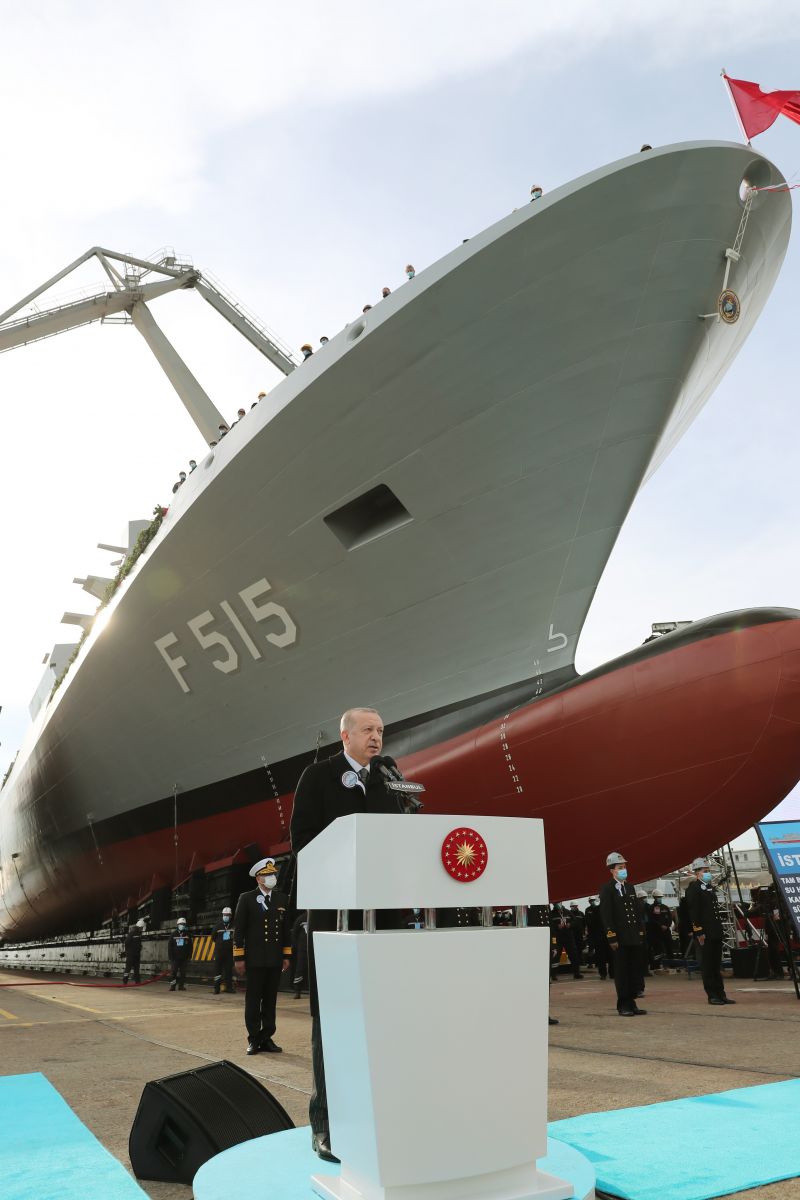 Erdoğan: Kendi savaş gemisini tasarlayan 10 ülke içinde yer alıyoruz