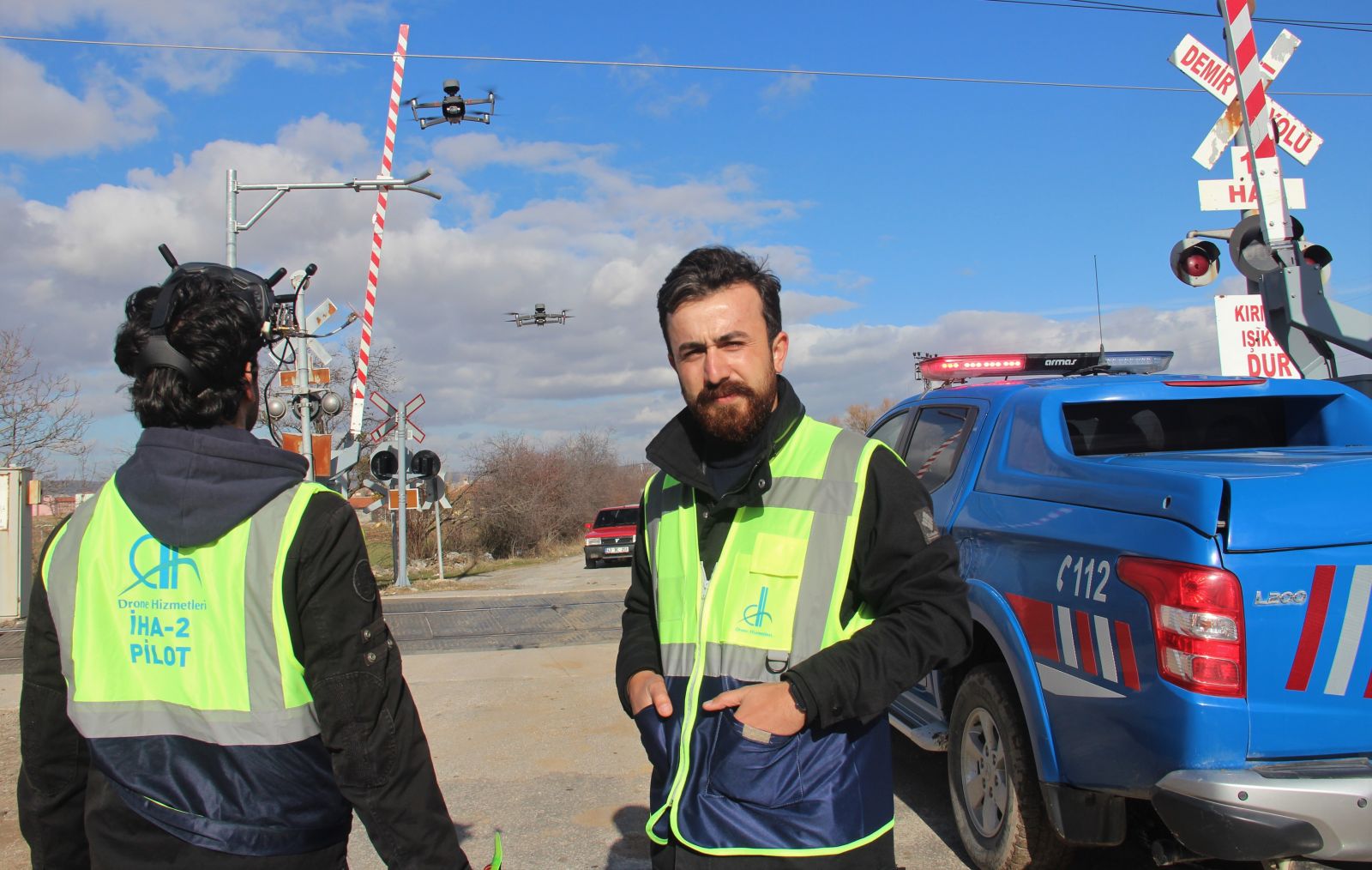 Demiryolunun güvenliğini İHA'lar sağlıyor