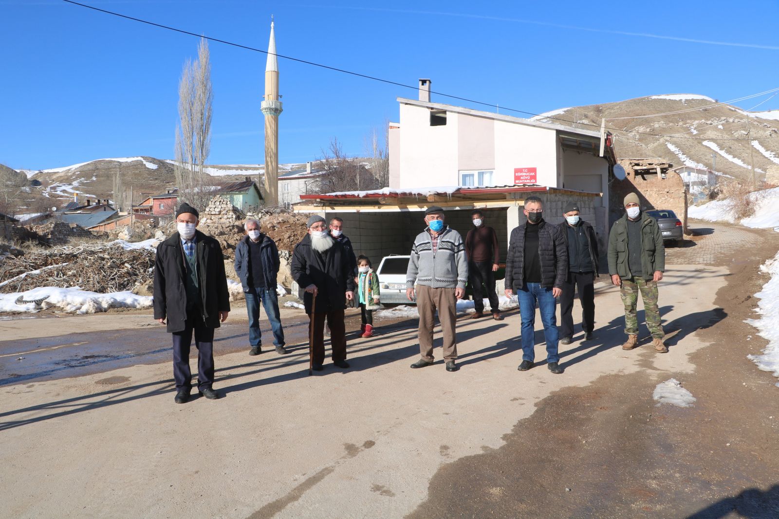 Sivas'ın bu köyüne Covid-19 uğramadı