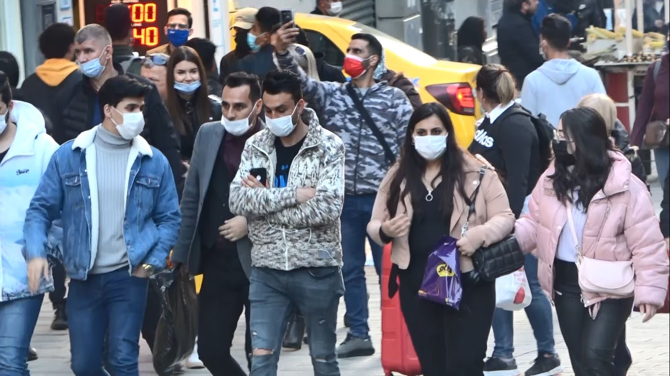 İstiklal Caddesi'nde korkutan görüntü