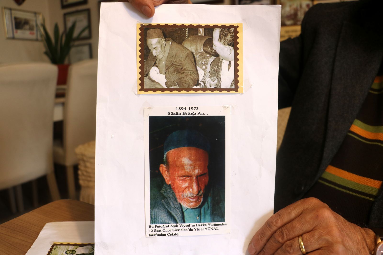 Aşık Veysel’in çekilen son fotoğrafı gün yüzüne çıktı