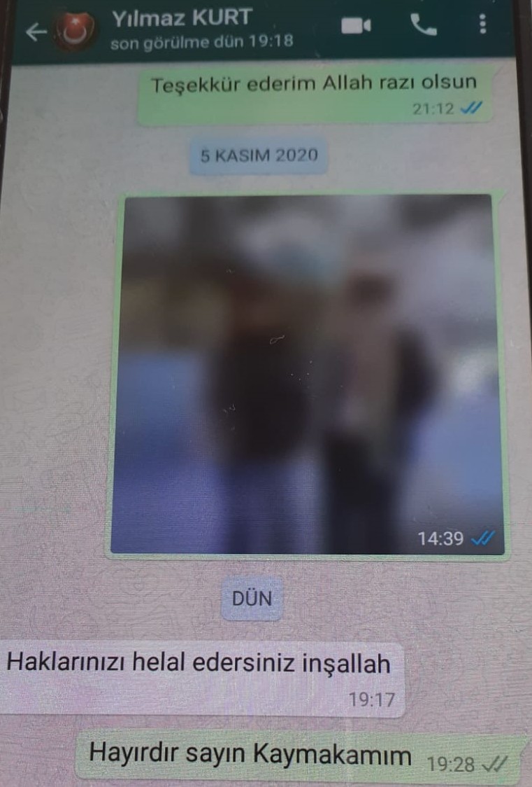 Ölmeden önce Trabzon ve Giresun’daki dostlarına mesaj atıp helallik istemiş