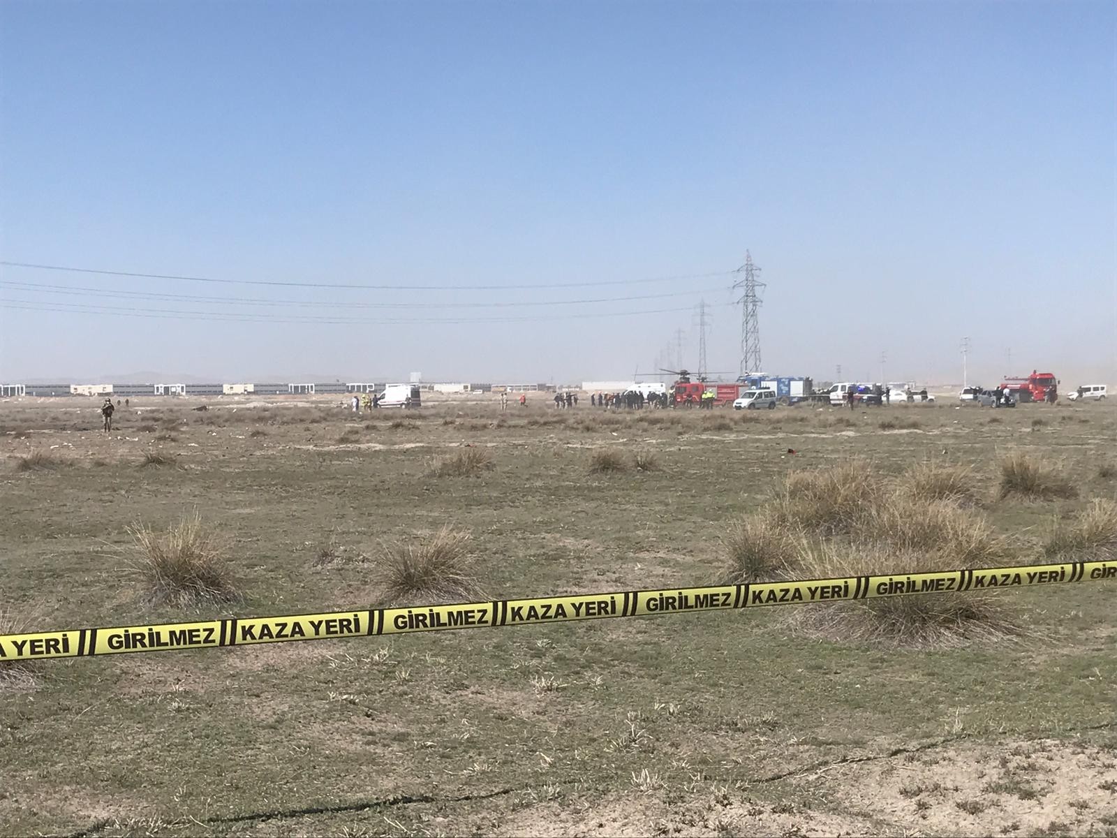 Konya'da askeri uçak düştü: 1 şehit