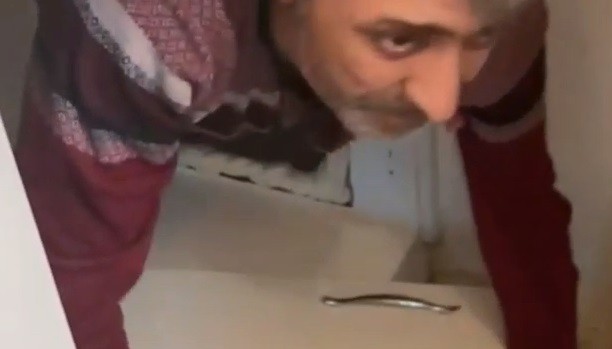 Cinayet zanlısı mutfak dolabından çıktı