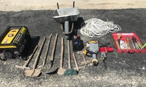 Suriye'den Türkiye istikametine kazılan tünel tespit edildi