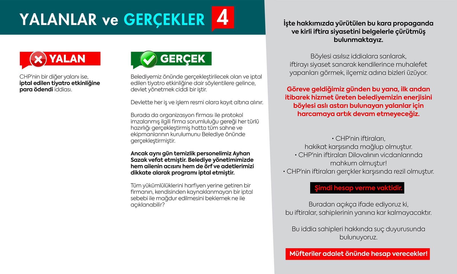 CHP’nin iddialarını, başkan delilleriyle yalanladı CHP’nin iddialarını, başkan delilleriyle yalanladı