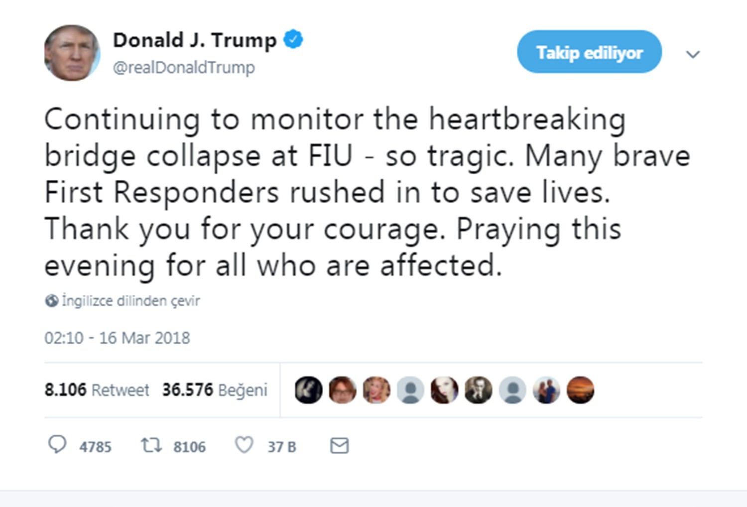 ABD’de çöken üst geçitte 4 kişi öldü