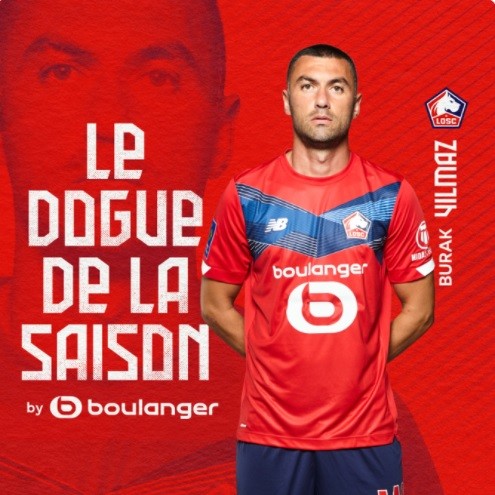 Lille'de sezonun futbolcusu Burak Yılmaz