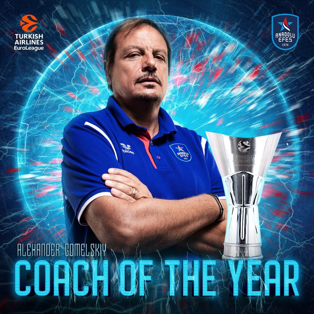 Ergin Ataman, Avrupa'da yılın koçu seçildi