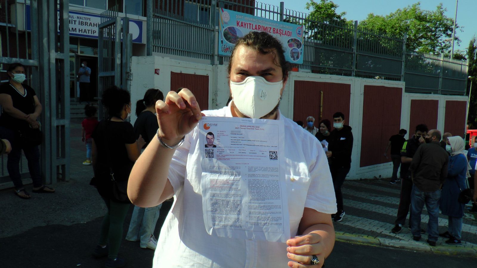 Üniversite adaylarının sınava yetişme telaşı