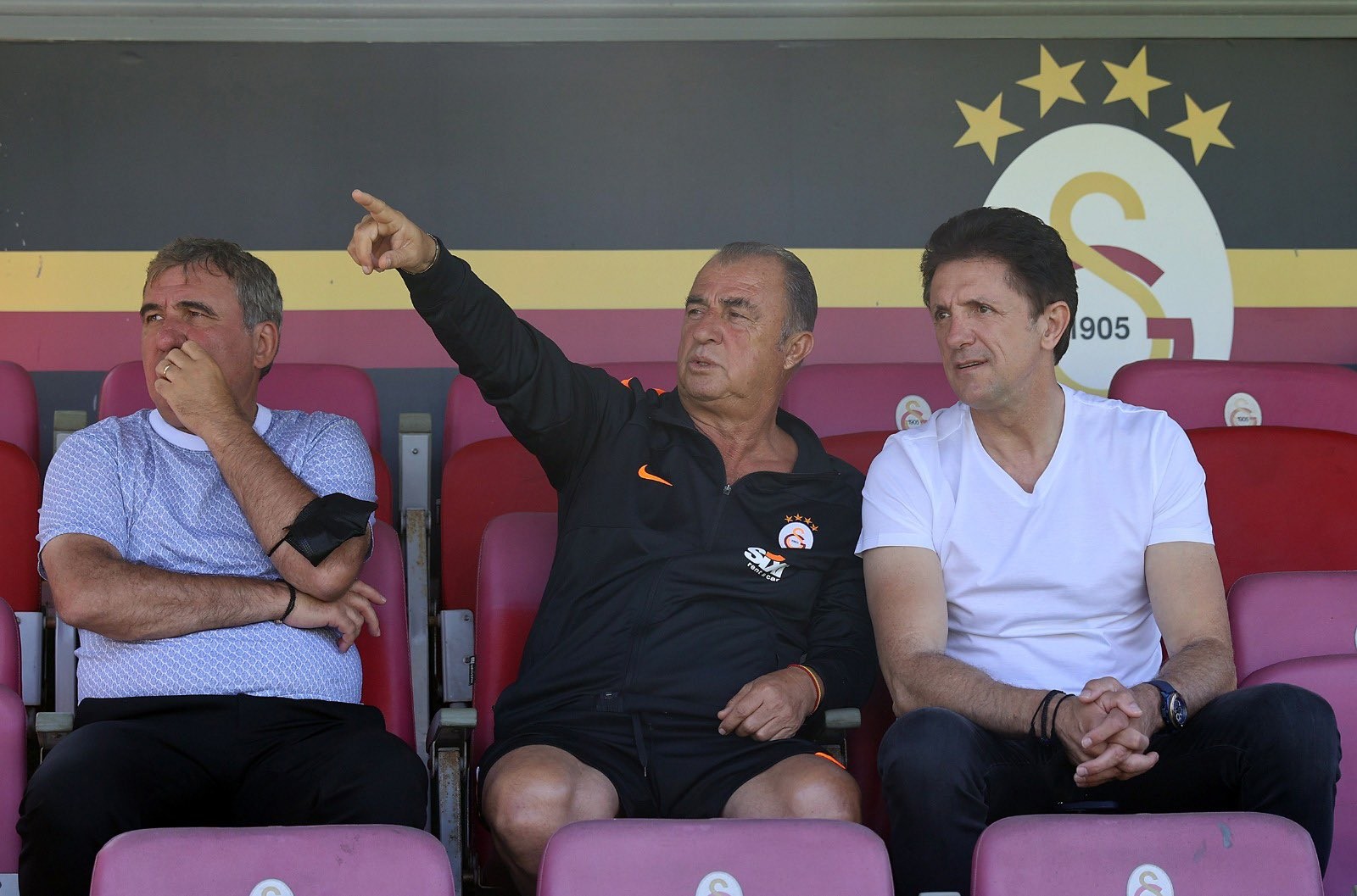 Hagi ve Popescu Galatasaray idmanında