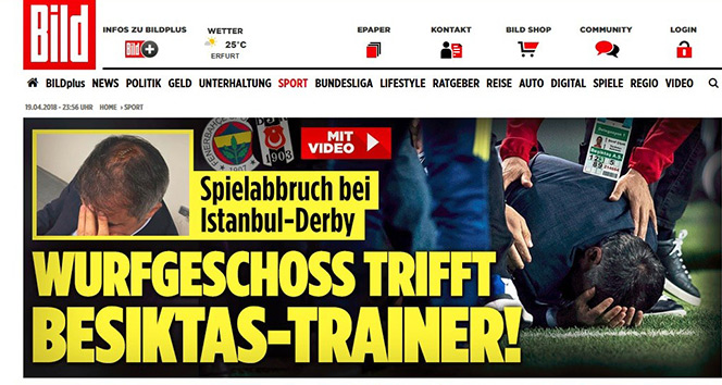 Derbi, Avrupa basınında manşetlerde