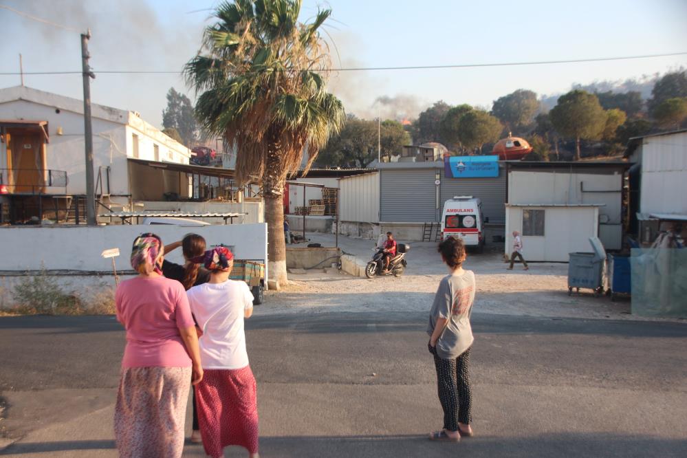 Bodrum’da yangın çıktı Bodrum’da yangın çıktı