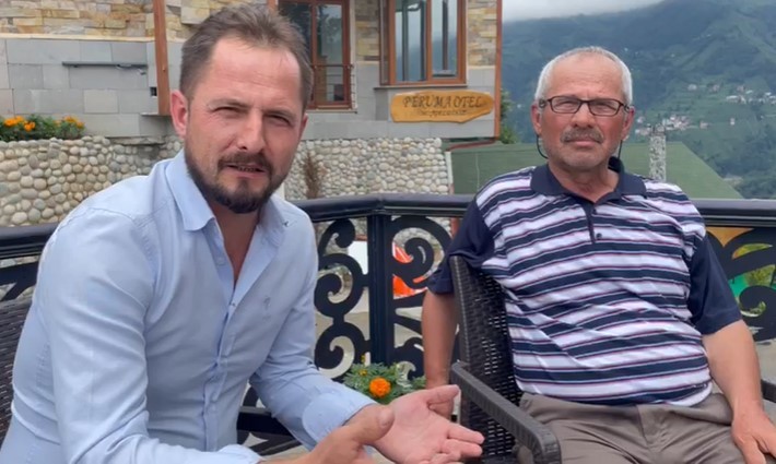 Kuyruğundan tuttuğu inek sayesinde yaşama tutundu