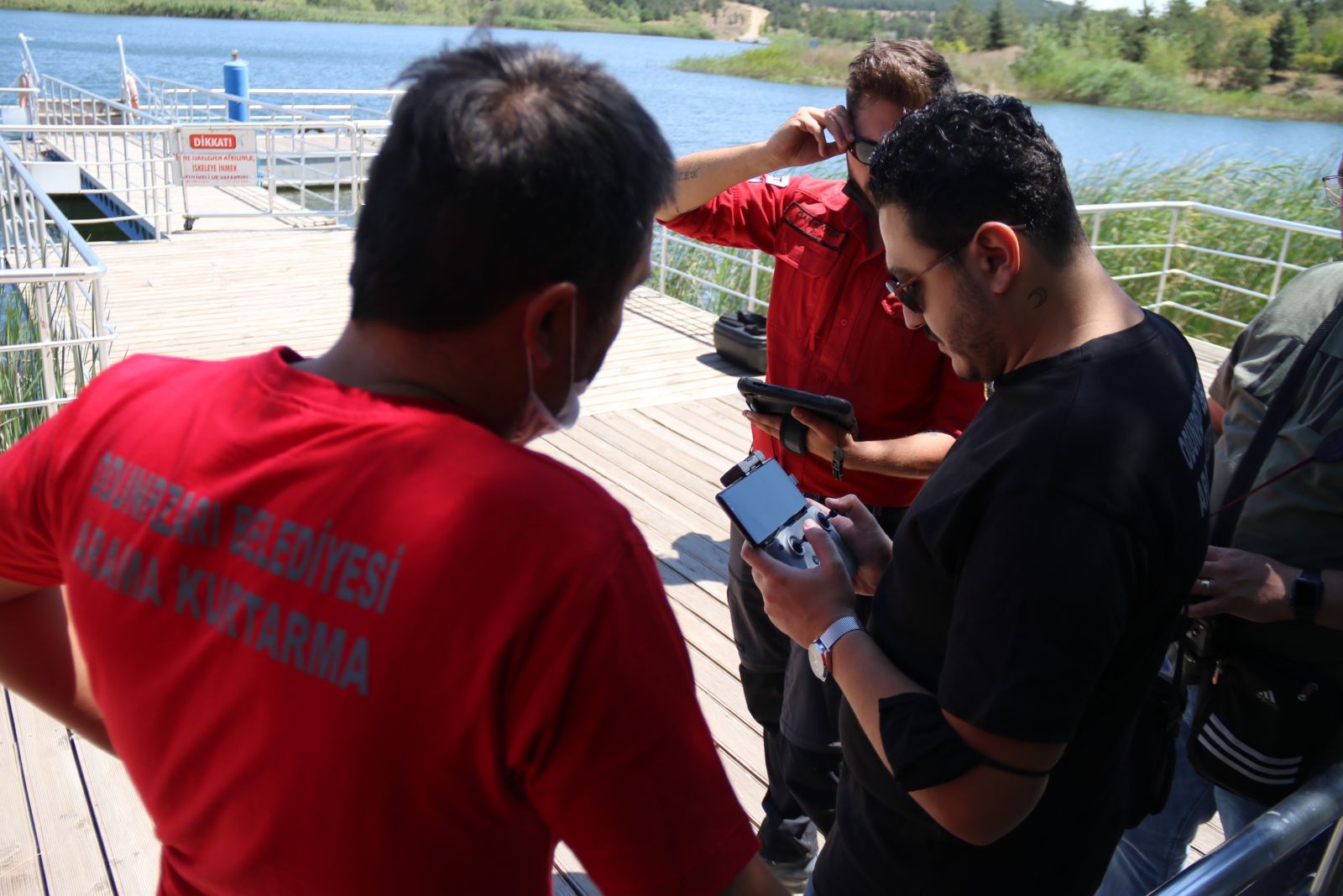 Kaybolan gencin arama çalışmaları drone ile devam ediyor