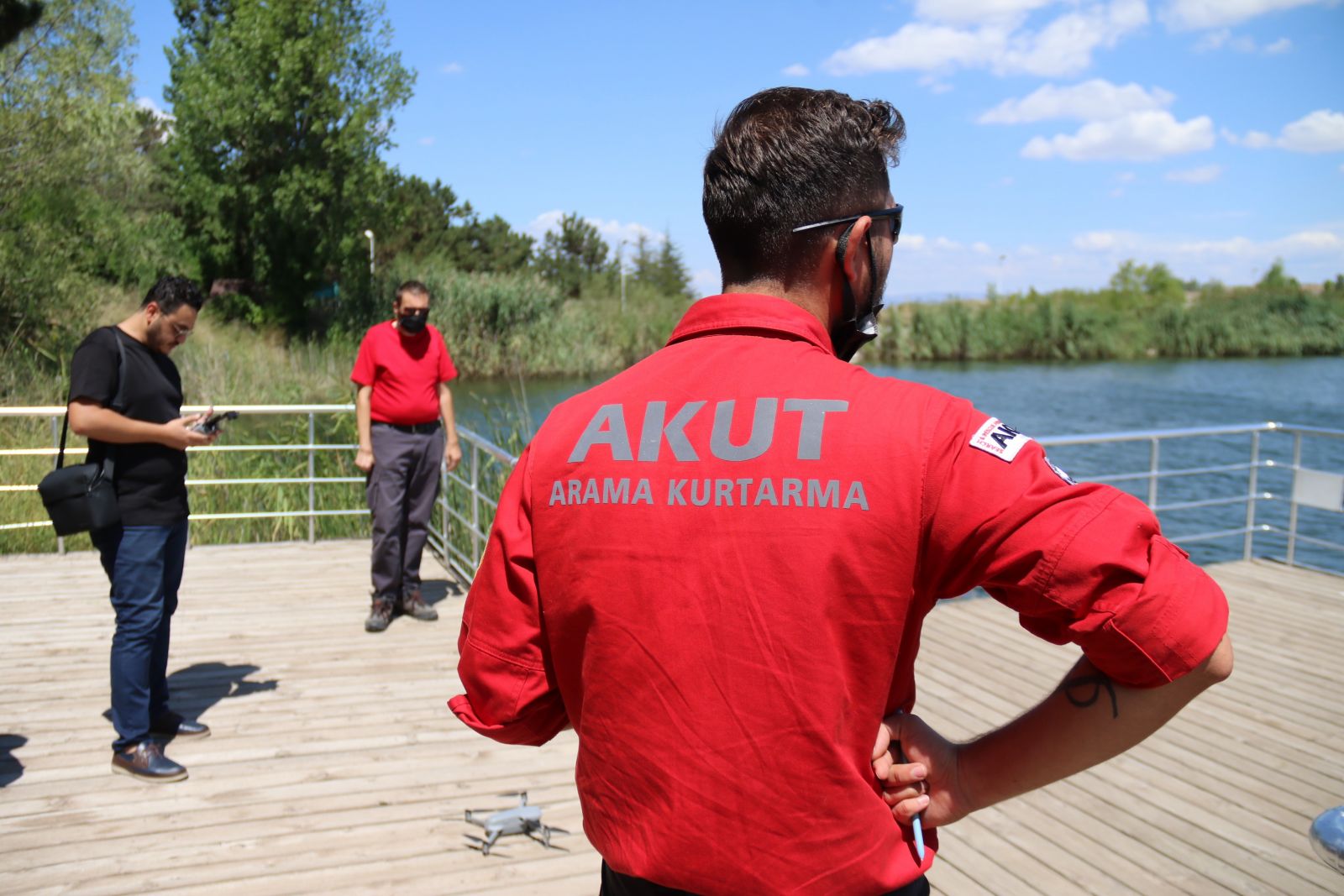 Kaybolan gencin arama çalışmaları drone ile devam ediyor