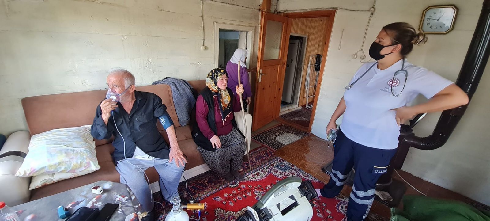 KOAH Hastasına ambulans helikopteri ile müdahale edildi