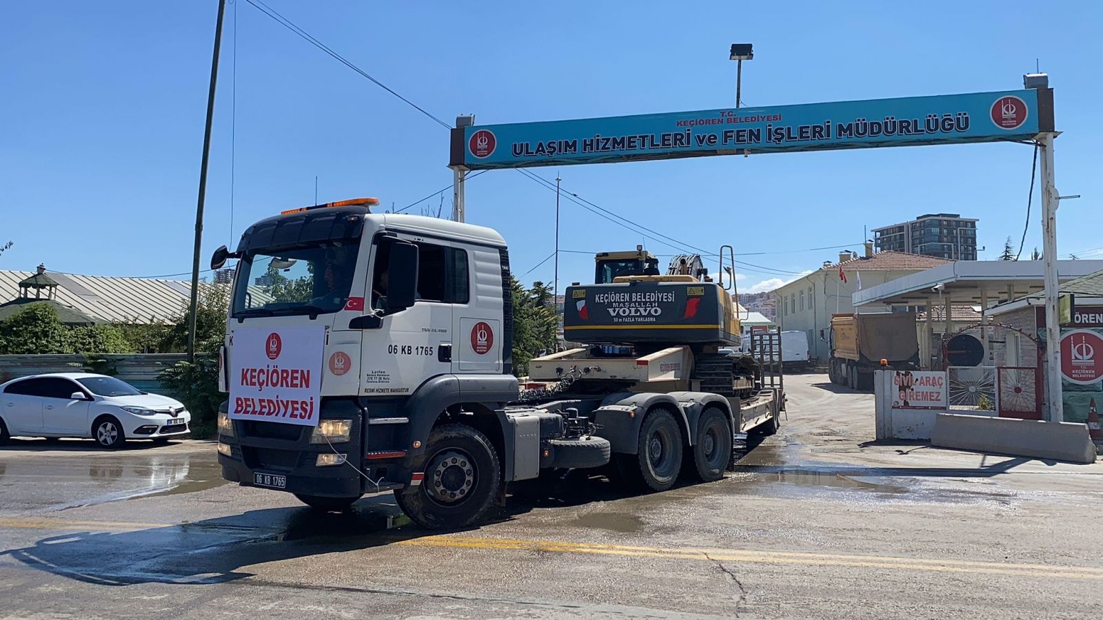 Keçiören Belediyesi’nden afet bölgelerine tam destek! 7 iş makinesi gönderildi