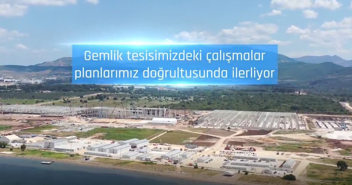 TOGG Gemlik tesisi hızla yükseliyor! 2022 sonunda üretime hazır