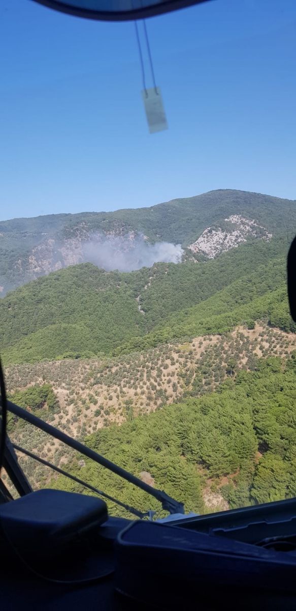 Kazdağları’nda orman yangını! Ekipler müdahale ediyor Kazdağları’nda orman yangını! Ekipler müdahale ediyor