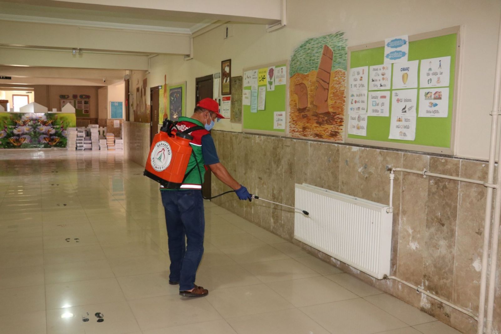 Yüz yüze eğitim öncesi okullarda kapsamlı temizlik Yüz yüze eğitim öncesi okullarda kapsamlı temizlik