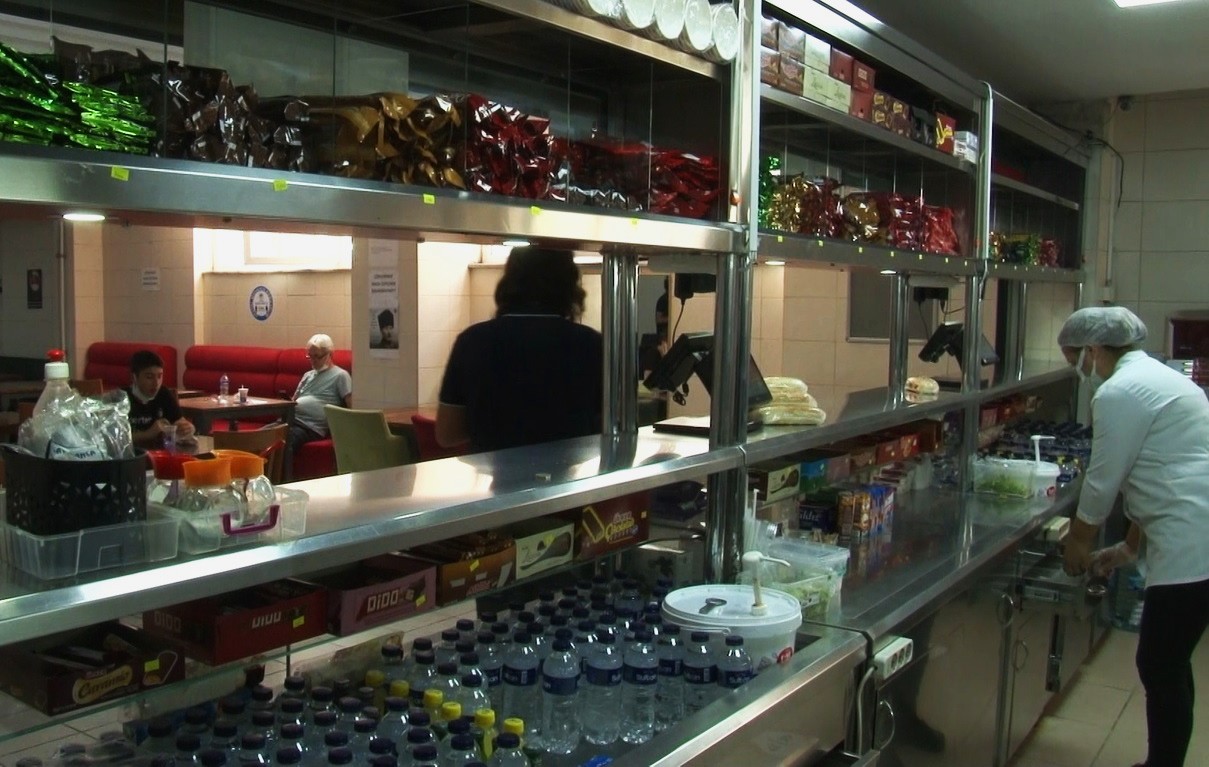 Kantinlerde temassız alışveriş