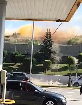 Kocaeli'deki metro inşaatında dinamit patladı