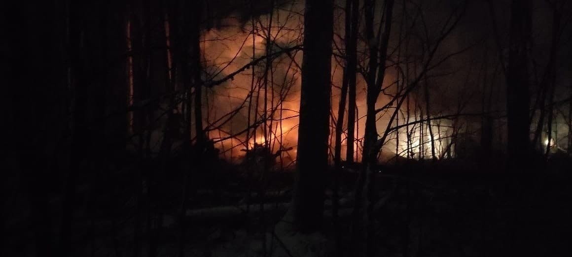 Rusya'da kargo uçağı düştü Rusya'da kargo uçağı düştü