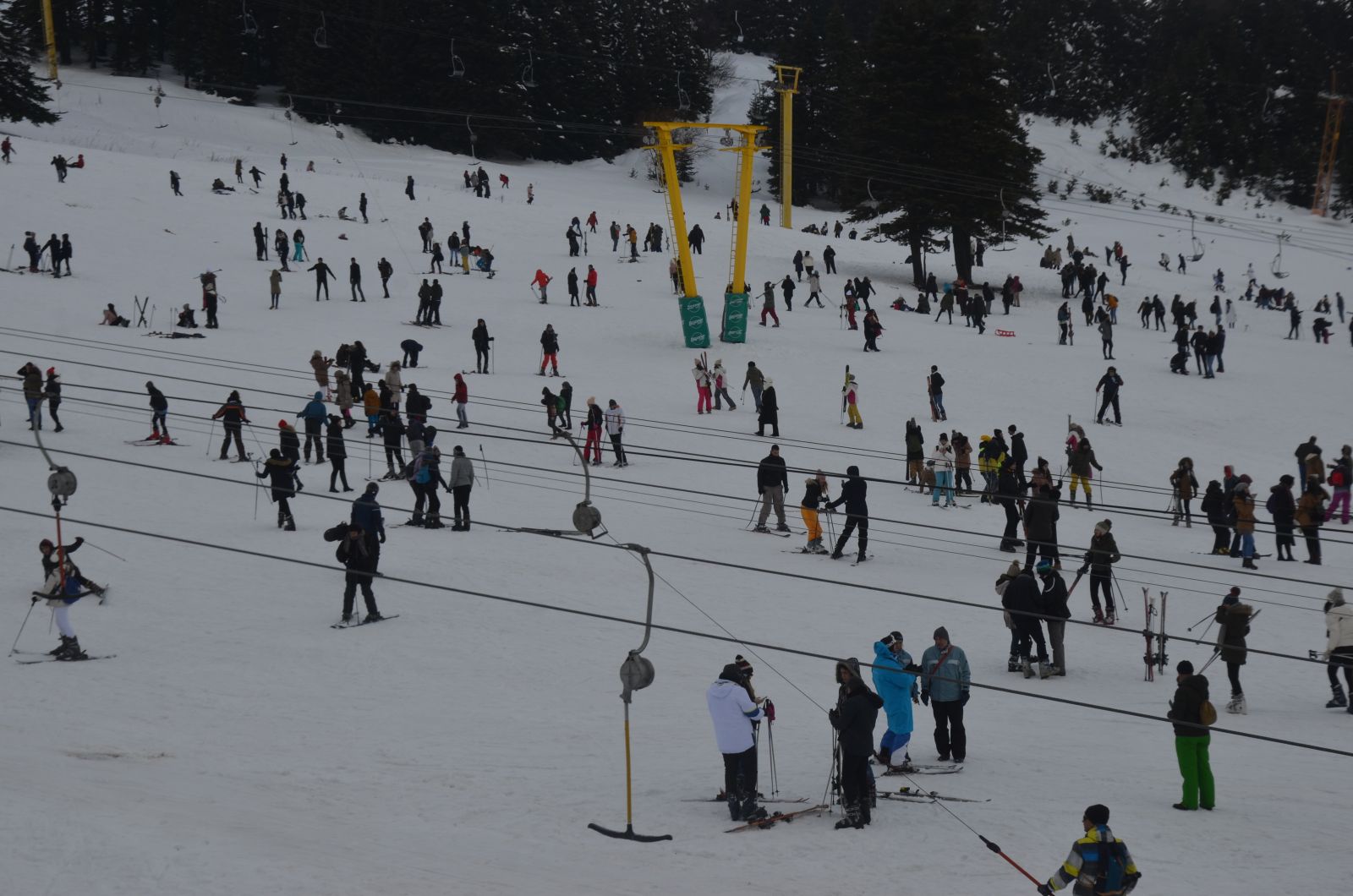 Uludağ'da yılbaşı yoğunluğu