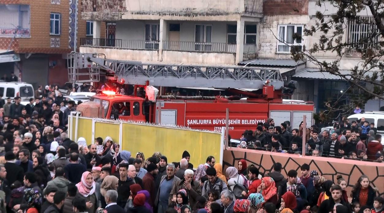 Şanlıurfa'da ilkokulda korku dolu anlar