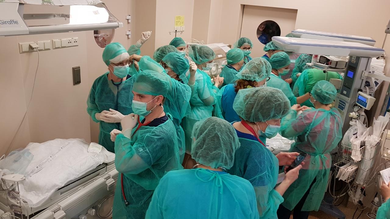 Polonya'da bir kadın altız doğurdu