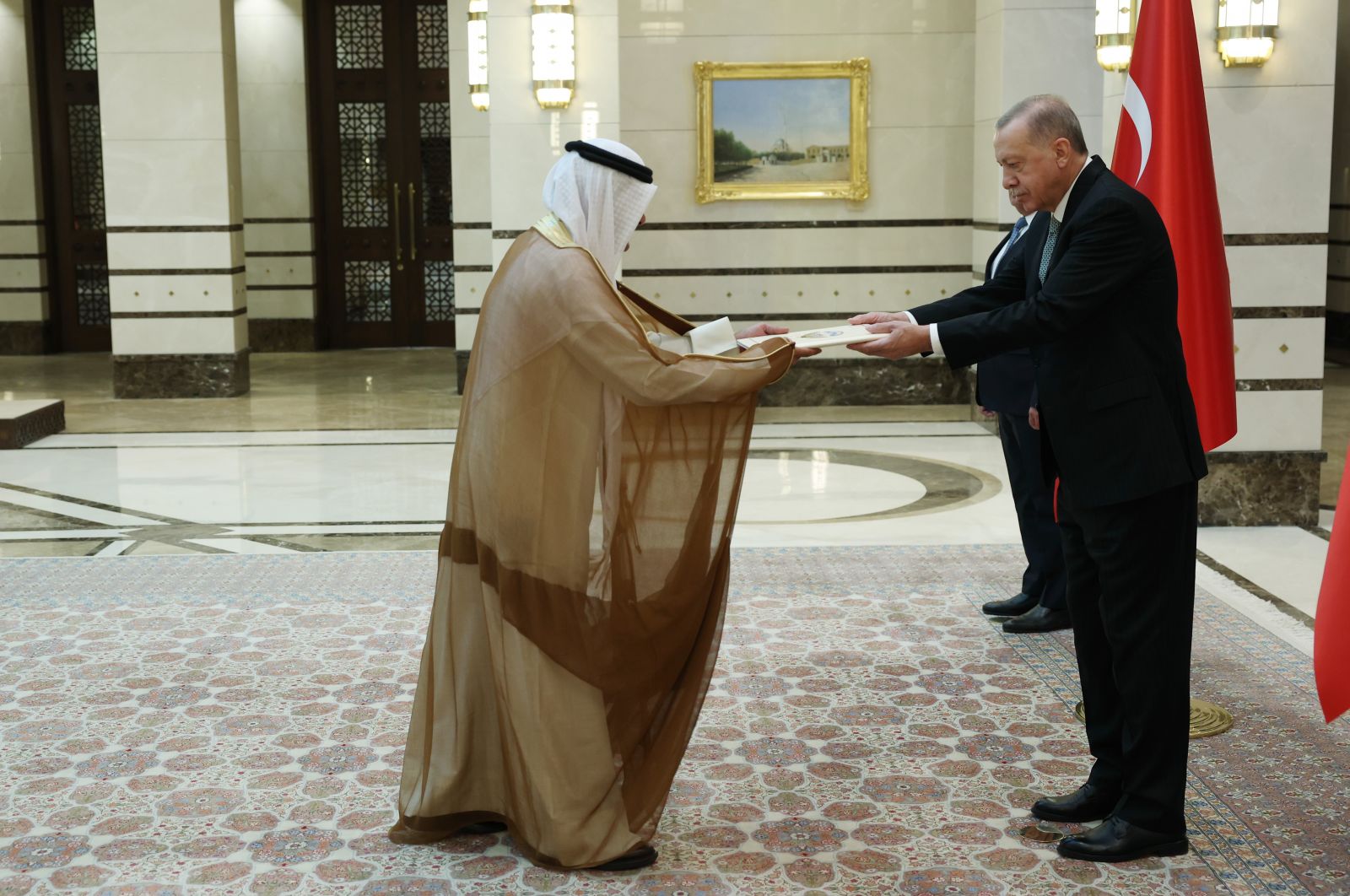 Cumhurbaşkanı Erdoğan, Kuveyt Büyükelçisi'ni kabul etti Cumhurbaşkanı Erdoğan, Kuveyt Büyükelçisi'ni kabul etti