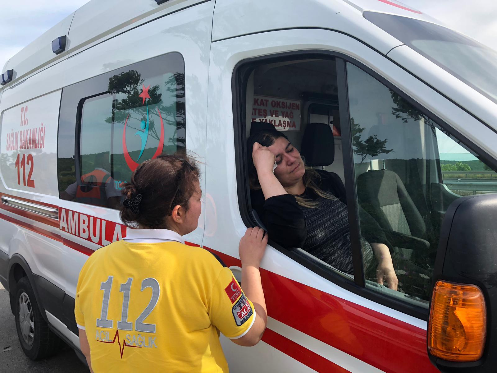 Ambulansta oksijen tüpü patladı! 3 aylık bebek hayatını kaybetti Ambulansta oksijen tüpü patladı! 3 aylık bebek hayatını kaybetti