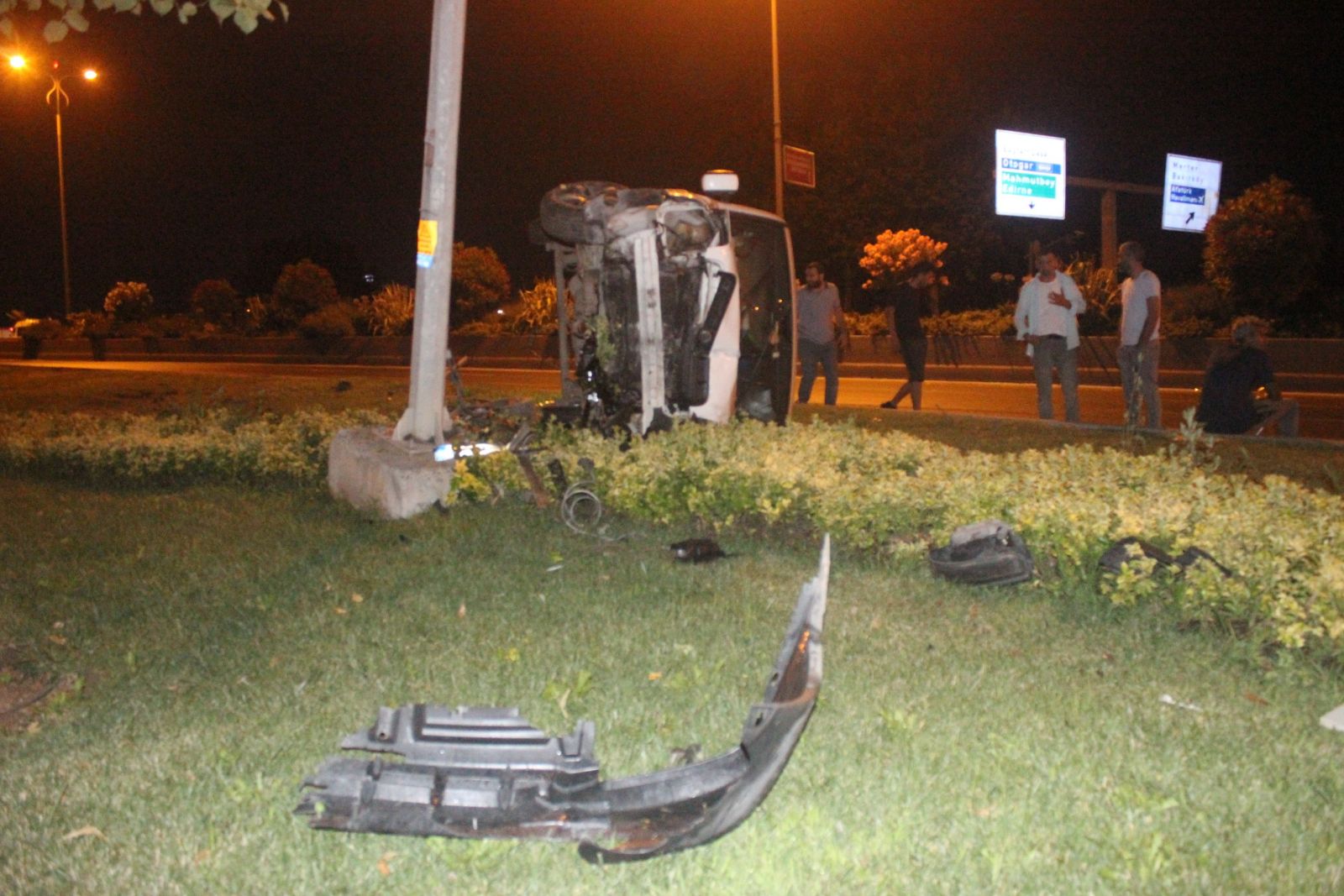 Alkollü sürücünün makas atma sevdası taklayla son buldu: 1 yaralı