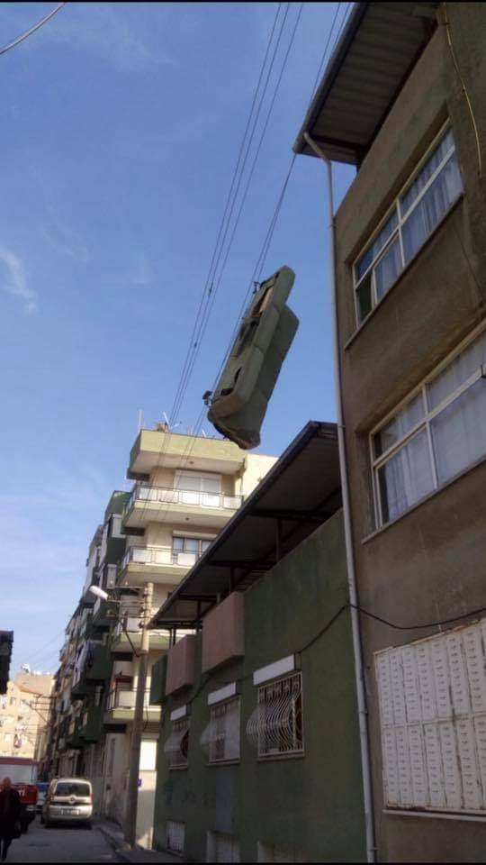 Tele kuş değil çekyat kondu