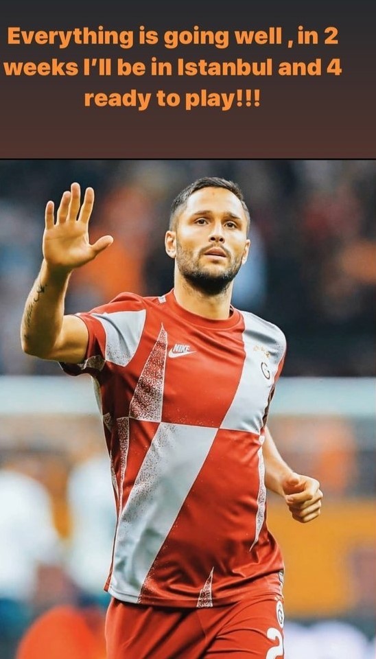 Andone’den taraftara mesaj: 2 haftaya geliyorum